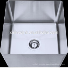 Fabricated Handmade Bowl für Compartment Sink, Edelstahl Compartment Sink mit Einheit